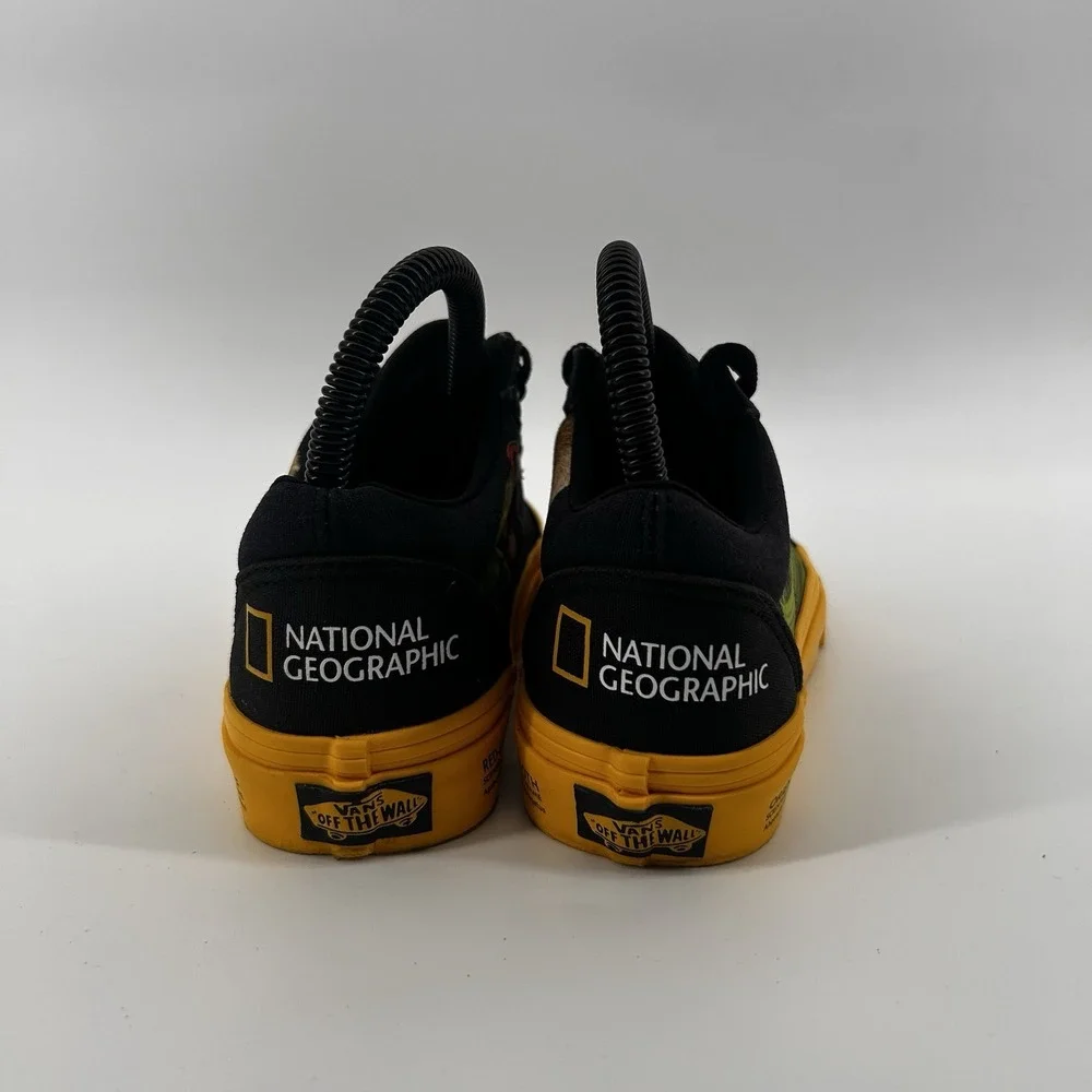 Vans X National Geographic Old Skool Mens 4 Womens 5.5 Skateboard Sneakers‎